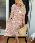 🌸Summer Specials🌸Elegant Polka Dot Midi Dress